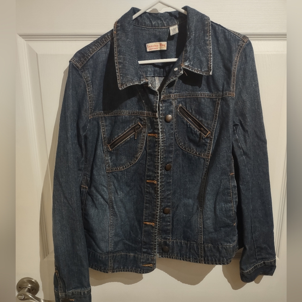 Jamaica Bay Dark Blue Jean Jacket Sz.L